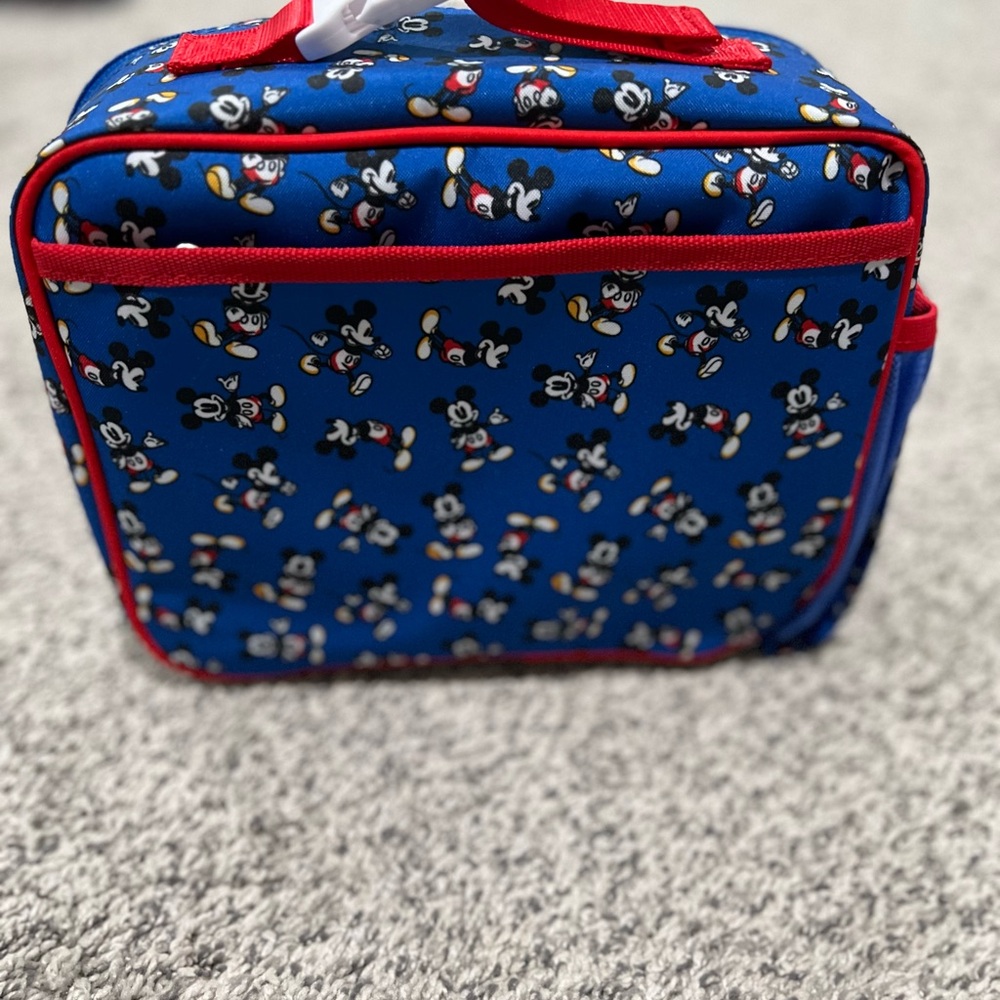 Disney Blue and Red Mickey Mouse lunch kit